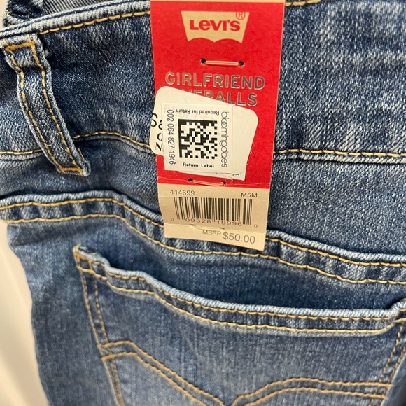 Levi’s Girls Girlfriend Overalls Size 12 - Picture 11 of 13